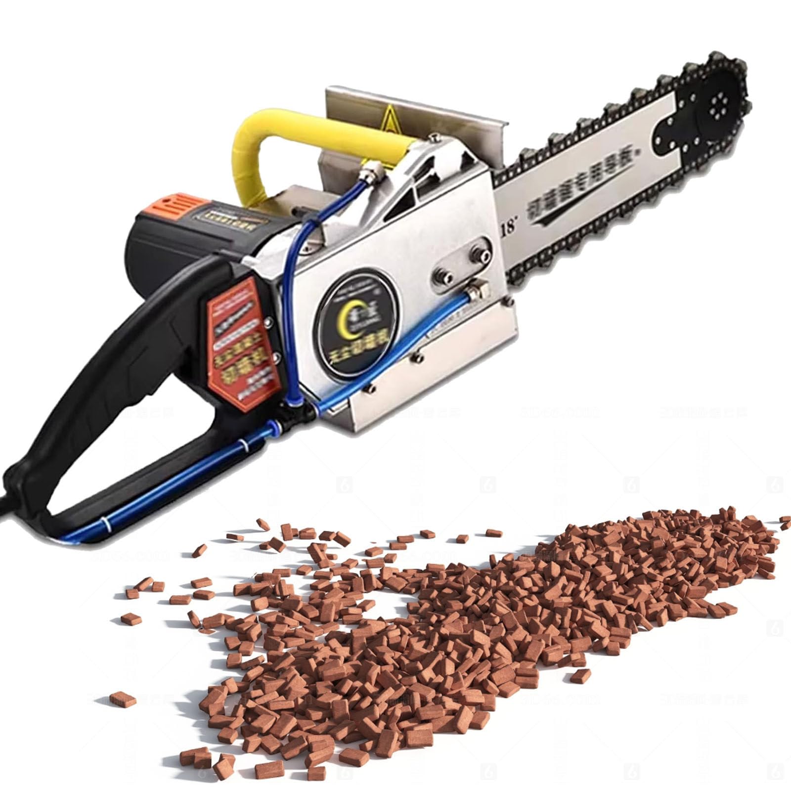 Ylpddmm Multicolor 13.7''/18.9'' Electric Concrete Saw 4800W Wall Chaser Concrete Cutter 35Cm