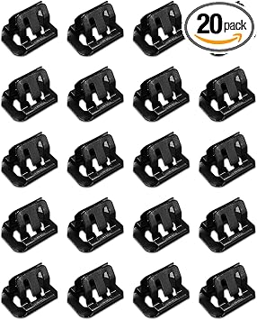 20PCS Metal Grill Clips, Grill Retainer, Bumper Cover Front Grille Retainer Clips, Car Accessories Grille Clip Replacement for Buick Cadillac Hummer GMC Oldsmobile OEM #15078238 700-053