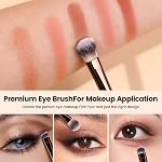MAANGE Makeup Brushes Set, 13 PCS Premium Double-Ended Makeup Brush Foundation Contour Blush Blending Concealer Eyeshadow Brush Set Professional Make Up Brush Set (Coffee)