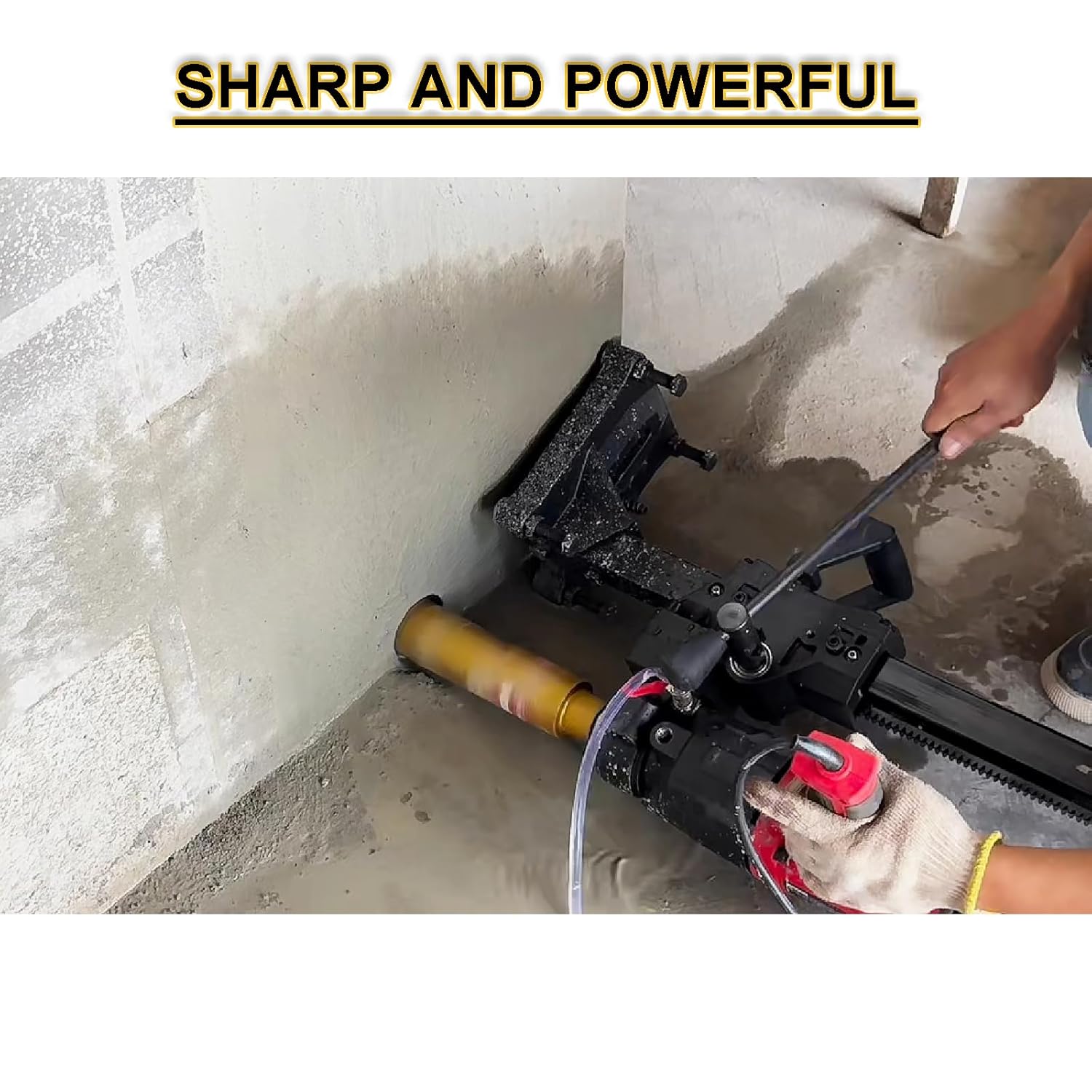 2 1/2 Inch Wet Core Drill Bits, DaduoRi 2.5" Core Bit for Concrete, 14" Drilling Depth, 1-1/4"-7 Thread Diamond Core Bit for Cured Concrete with Rebar, Hard Masonry, Brick Block, Stucco, Stone (63mm)