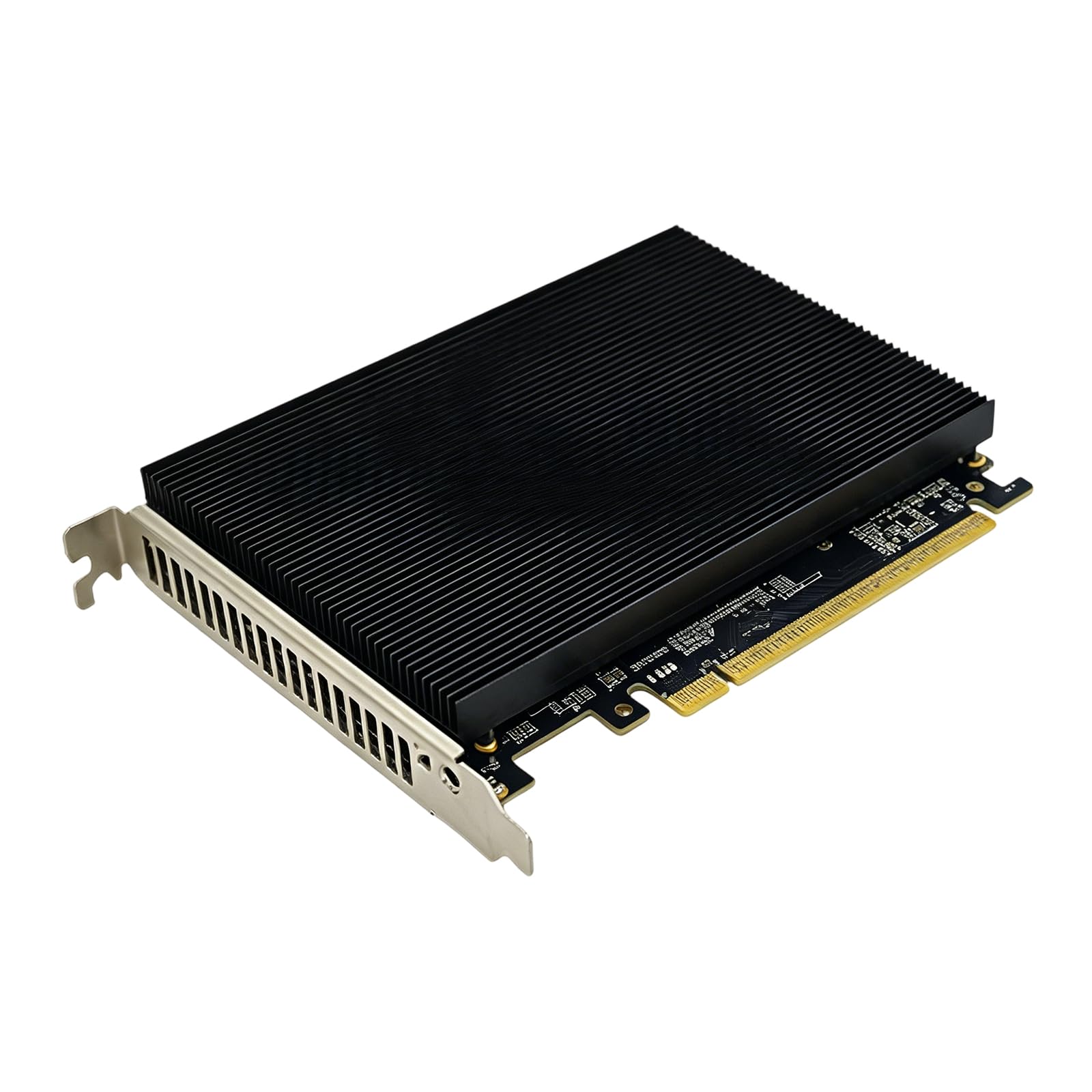 Convertitori Rapidi PCIe4.0 X16 a 4 SSD NVMe con Altezza completa per il gioco, Scheda di espansione SSD NVMe