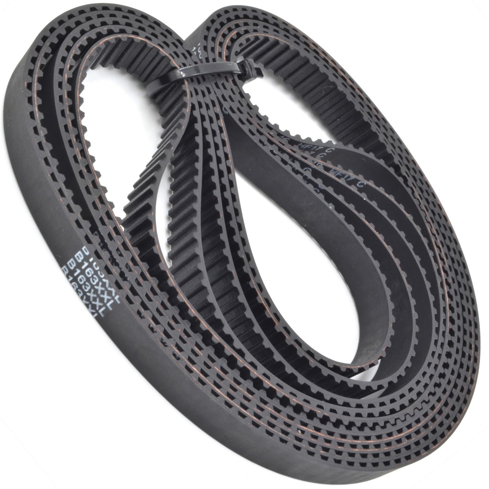 Cinghia dentata XXL B40XXL a B492XXL, larghezza cinghia 15mm B40 B43 B52 B54 B79 B88 B90 B93 B94 B96 B104 1 pezzi (B163XXL-(163 Teeth))