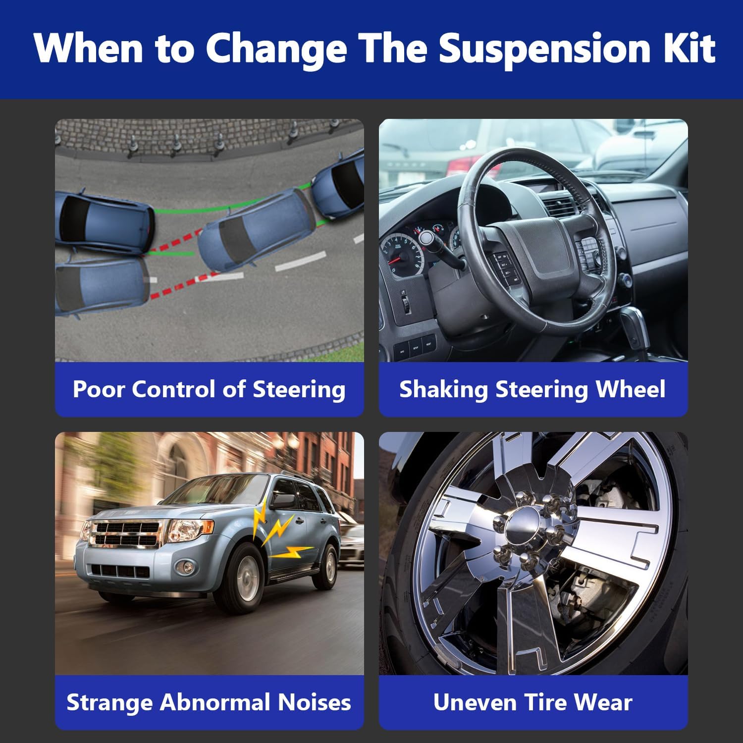 Steering Shaft, Replacement for Steering Intermediate Shaft Columns Compatible with 2008-2012 Ford Escape, 2008-2011 Mercury Mariner, 2008-2011 Mazda Tribute - 10 Pcs