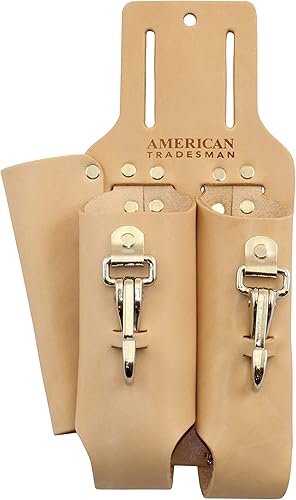 Miniatura 2 de 718-3 bolsillo de cuero Lineman's Tool Holder Pouch