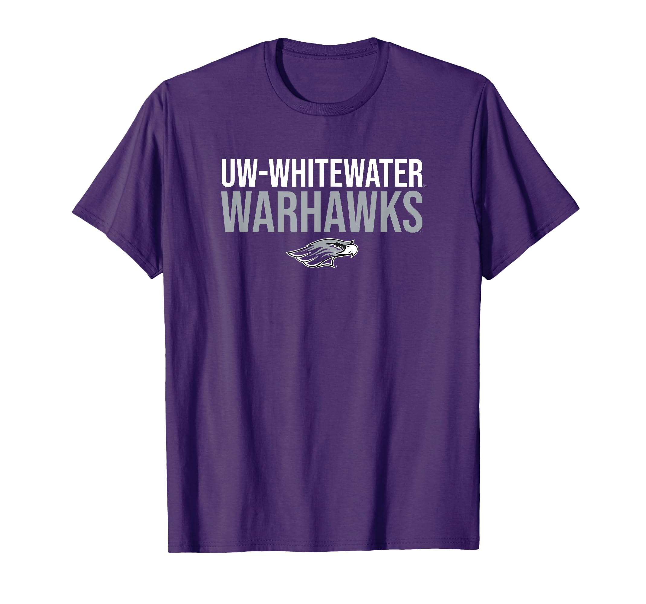 UW-Whitewater Warhawks Stacked T-Shirt