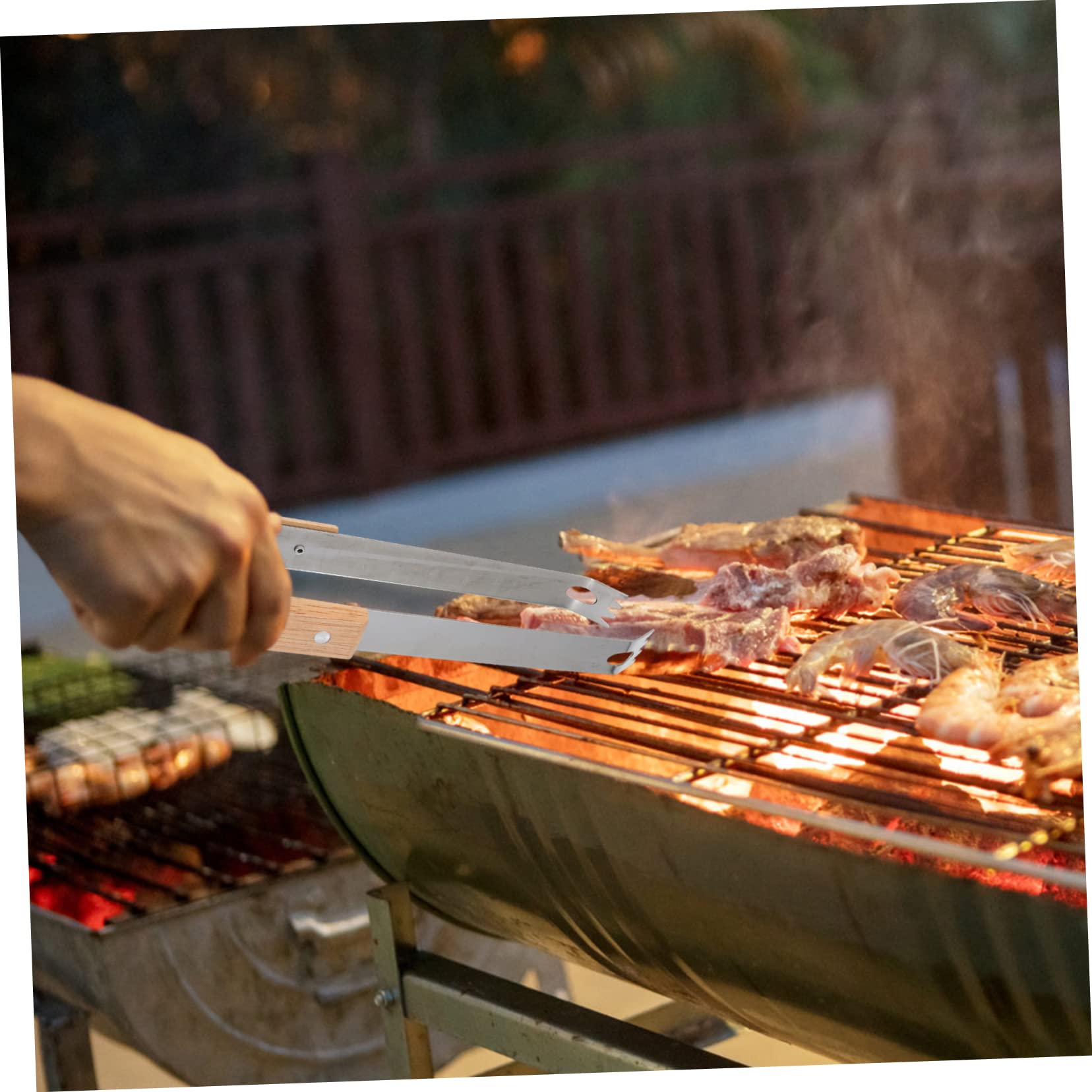 Kit Barbecue in Acciaio Inox, Utensili Resistenti per Griglia
