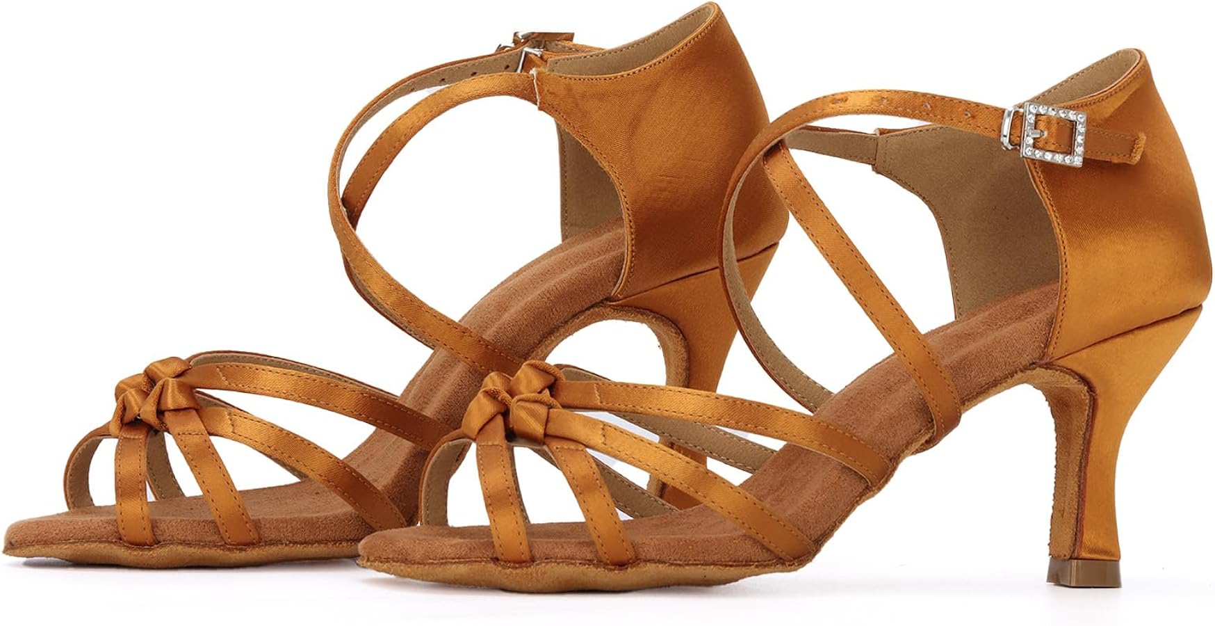 Chaussures De Danse Femme Latin Salsa Tango – Escarpins Talon 6/7.5/8.5 Cm, Semelle Daim Intérieure Souple