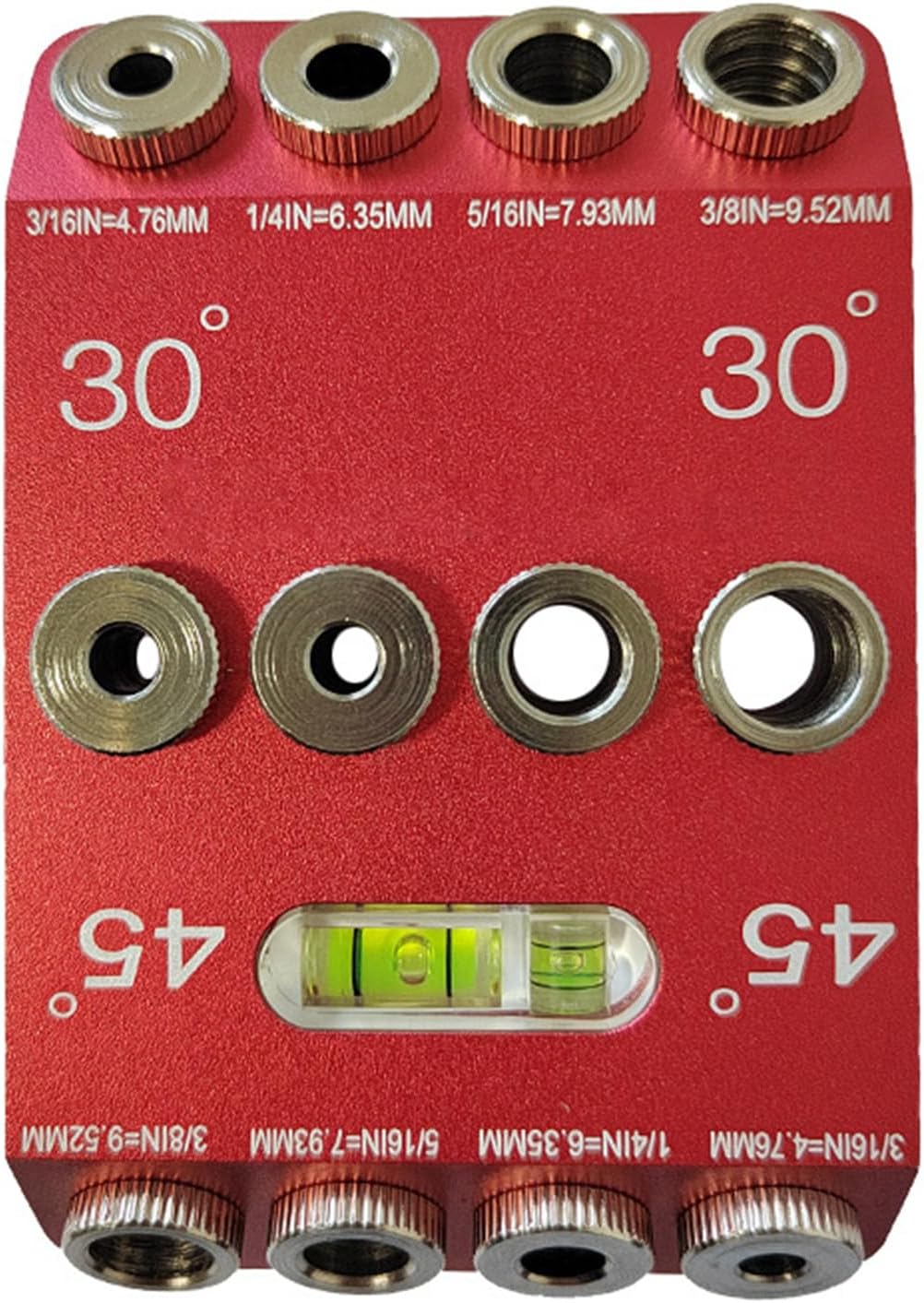 Angled Drill Guide 30 45 90 Degree Drill Jig for Straight Holes Jig for Angled Holes Portable Guide Wood Aluminum Drilling Positioning Tool