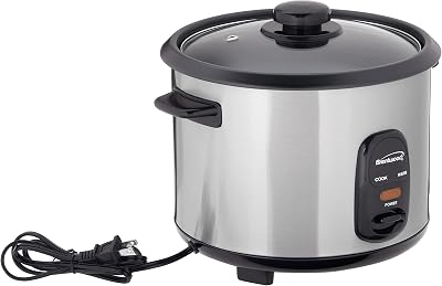 Amazon.com: Farberware FRA100A 10 cup stainless steel rice cooker: Home ...