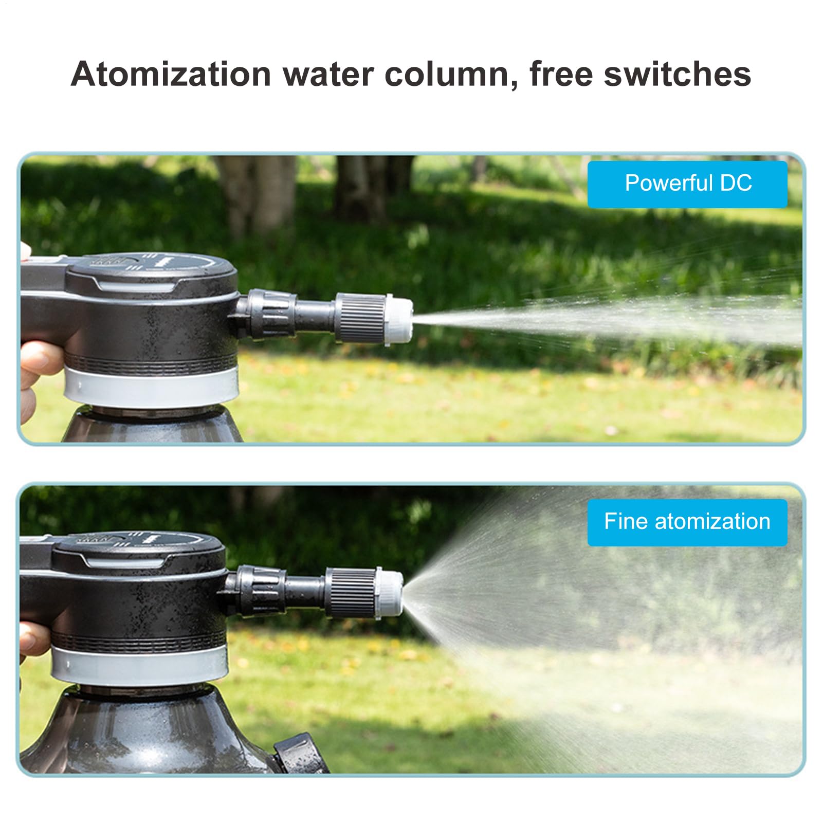 Pulverizador de Agua Eléctrico Depósito Recargable De 3 litros con Boquilla