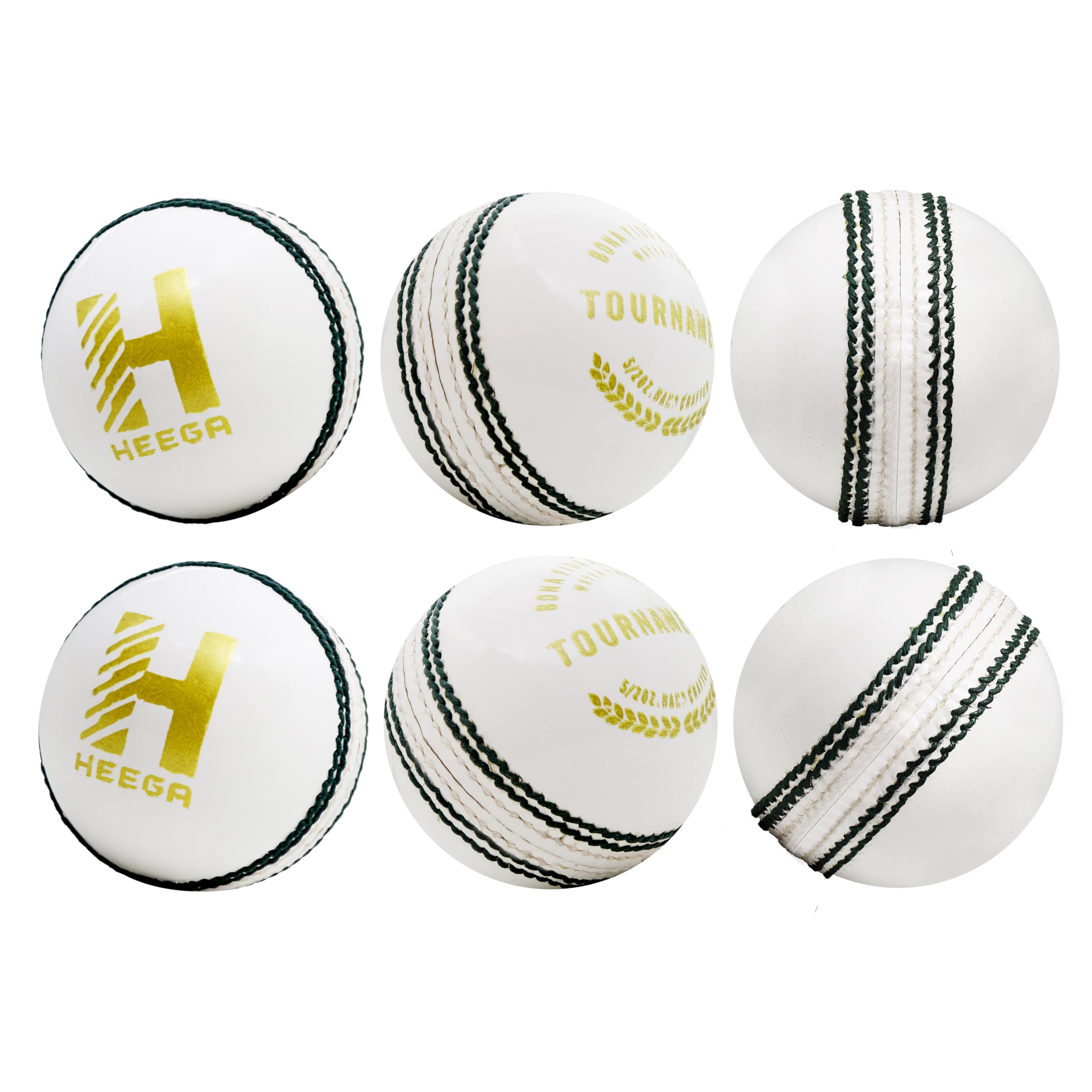 Heega Tournament White Leather Ball (Pack of 6)-image-46