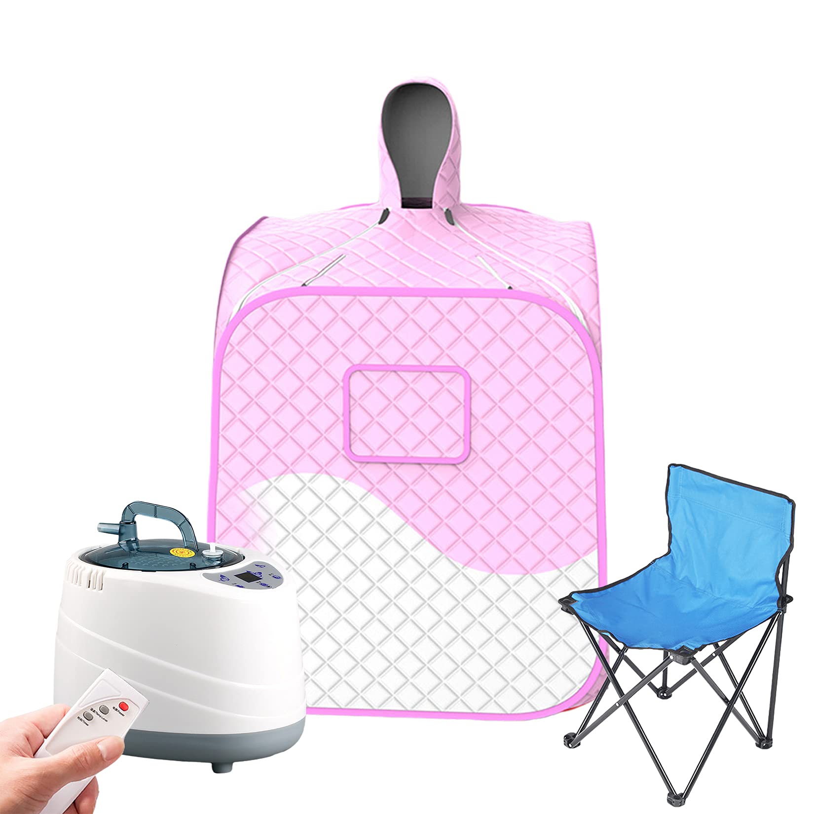 Amazon｜2L折りたたみ式スチームサウナ、全身デトックス