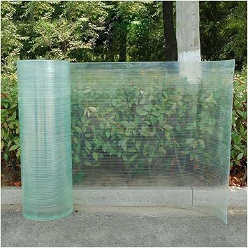 Plastic Roofing Sheets Ageing Resistant Insulated Roof Panels Greenhouse Sheets Light Wells, Roof Skylights in Office Buildings1x1m/3.28x3.28ft