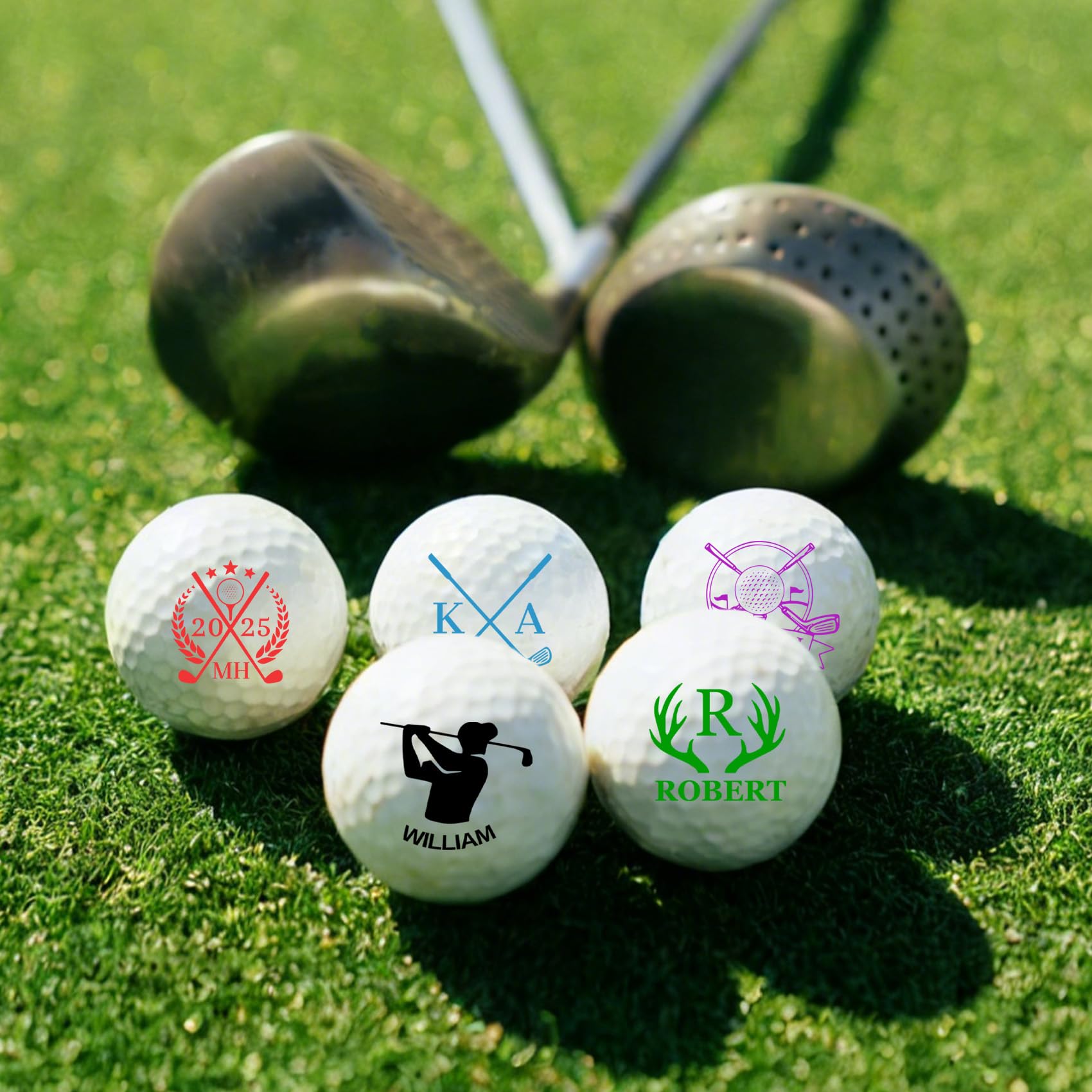 Timbro Palline Da Golf Pennarello Autoinchiostrante Personalizzato Con Pallina E Logo Impermeabile Riutilizzabile