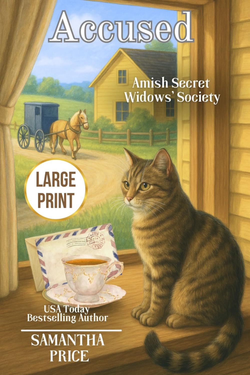 Accused LARGE PRINT (Amish Secret Widows' Society - Large Print Editions)