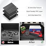 Tapis de sol & Cargo Liner Custom Fit pour Nissan Rogue 2021 2022 2023 2024 2025 2026 (Pas de modèles de sport) pour accessoires Rogue TPE 3D Tous les temps Liners de plancher lourds Tapis de camion