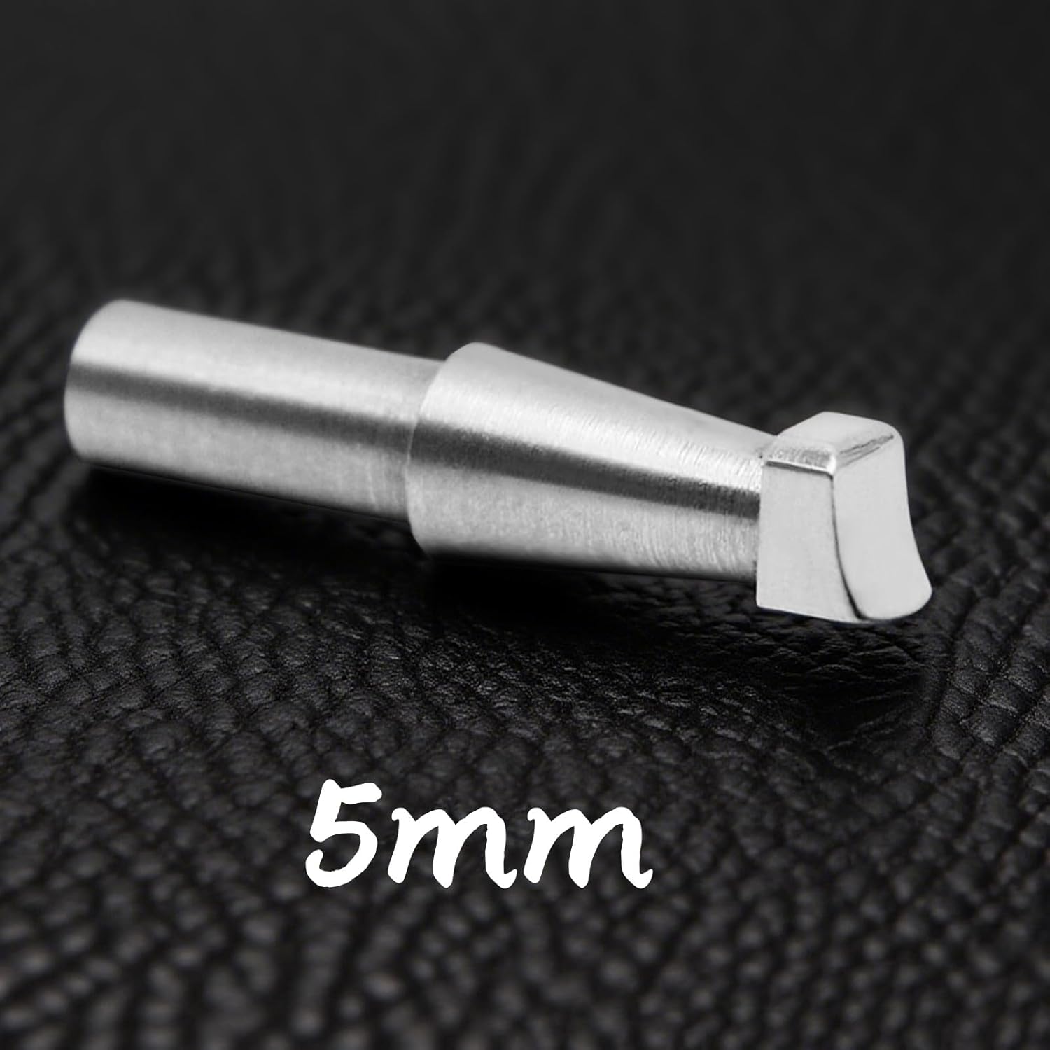 Back Beveler Stamps Saddle Leather Stamping Tools Fit in 5.5mm Swivel Knife Attachment for Leathercraft Working Tool,3Pcs