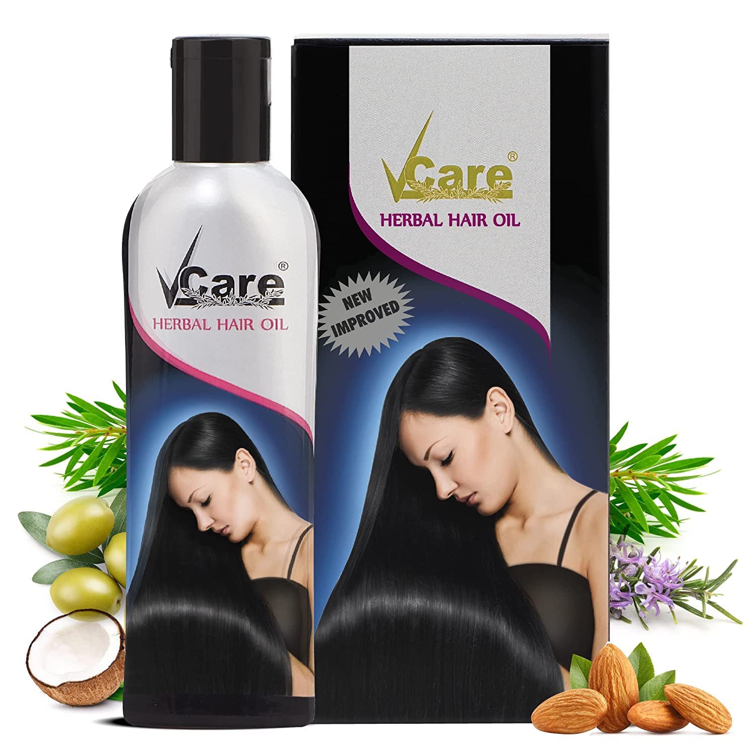Buy VCare Herbal Hair Oil For Men And Women Reduces Hair Fall