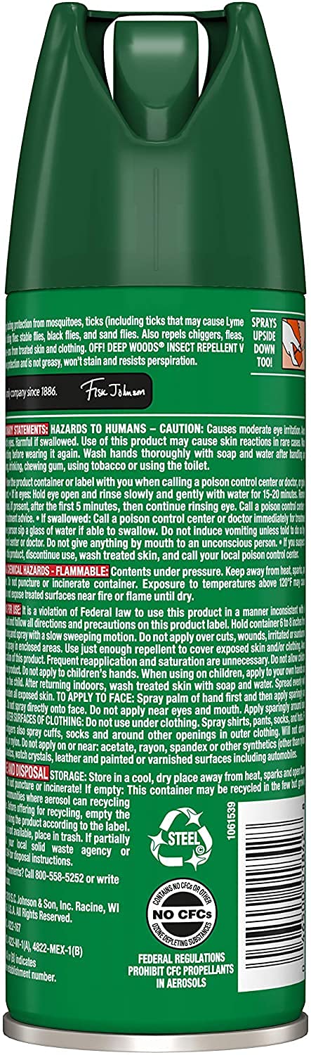 OFF! Deep Woods Insect Repellant Spray, 6 oz (Pack of 1)