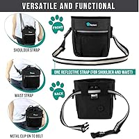 Vista 4 de Bolsa para Golosinas de Mascotas PetAmi, Bolsa para Golosinas de Mascotas para Entrenamiento, Bolsa para Paseo de Perros Portador de Croquetas