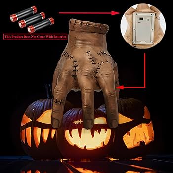 Amazon.co.jp: Syongzida Wednesday Addams Family Thing Hand