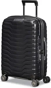 Samsonite Proxis Global Carry-On Hardside Luggage with Dual Spinner Wheels, TSA Lock, and USB Port - Black