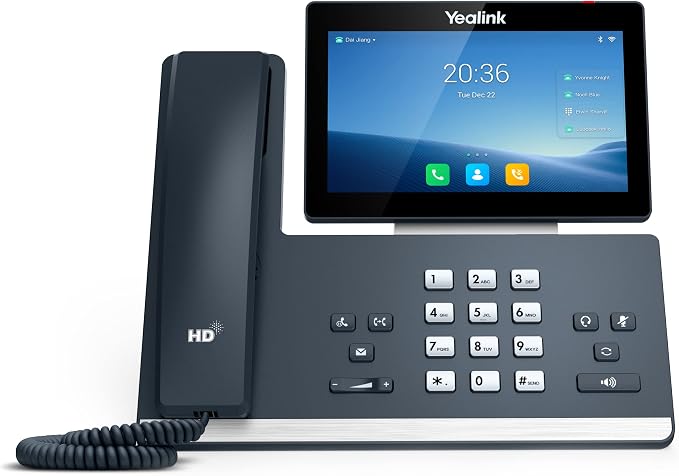 Yealink T58W-C 16 Line IP HD Android Phone with HD Camera 7' colour touch screen