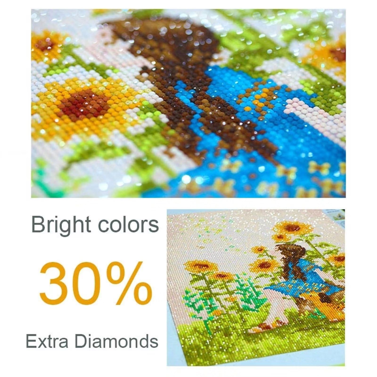 Tainrun Diamond Painting Set für Erwachsene DIY 5D Diamant Painting Sonnensystem Planeten Malen nach Zahlen Diamant Anfänger Strass Diamant Kreuzstich Stickerei Set für Home Wall Decor 50x150cm