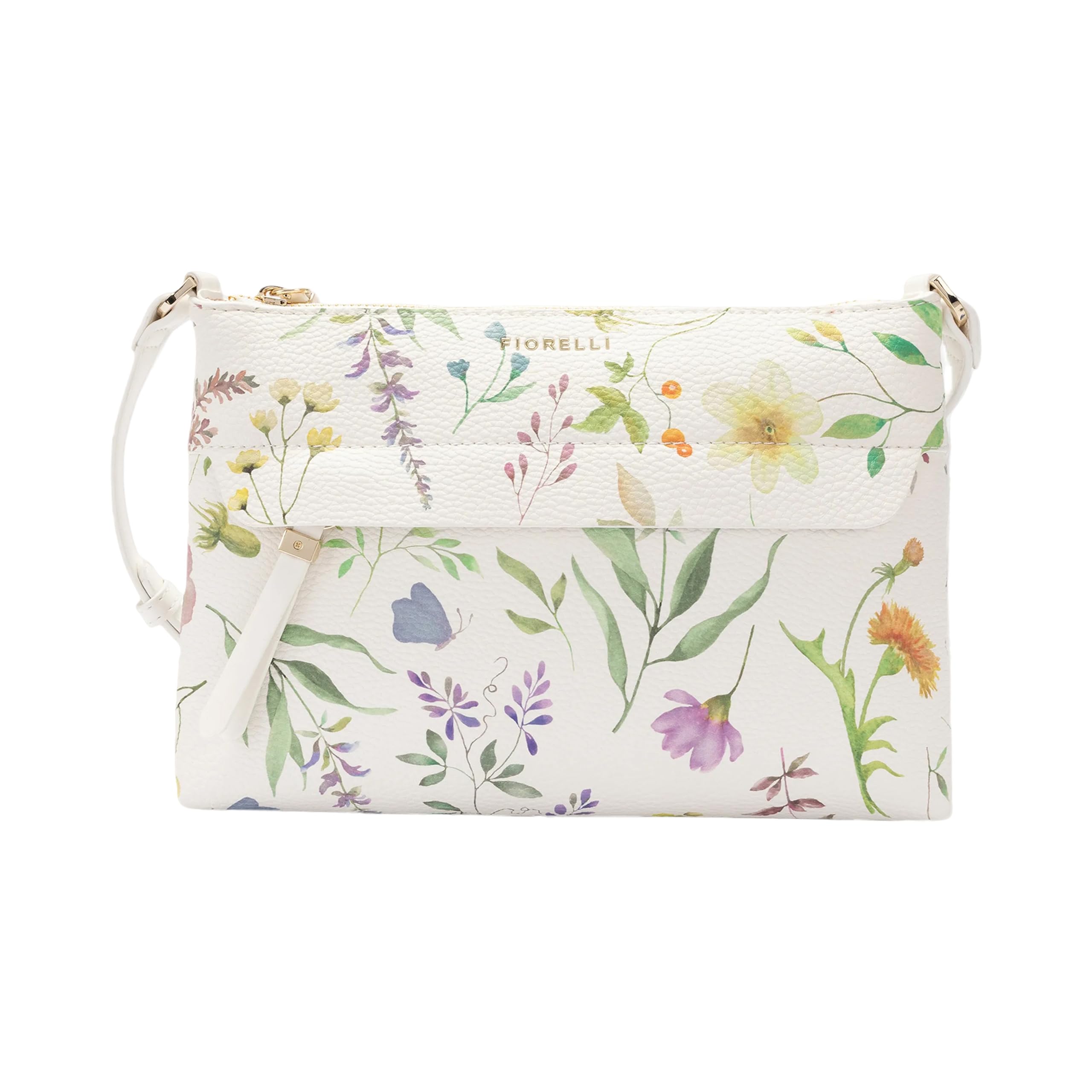 Fiorelli Women's Isla Crossbody Bag, Lightweight & Stylish Shoulder Handbag with Adjustable Straps, Faux Leather, Sprinkled Bloom Floral Print