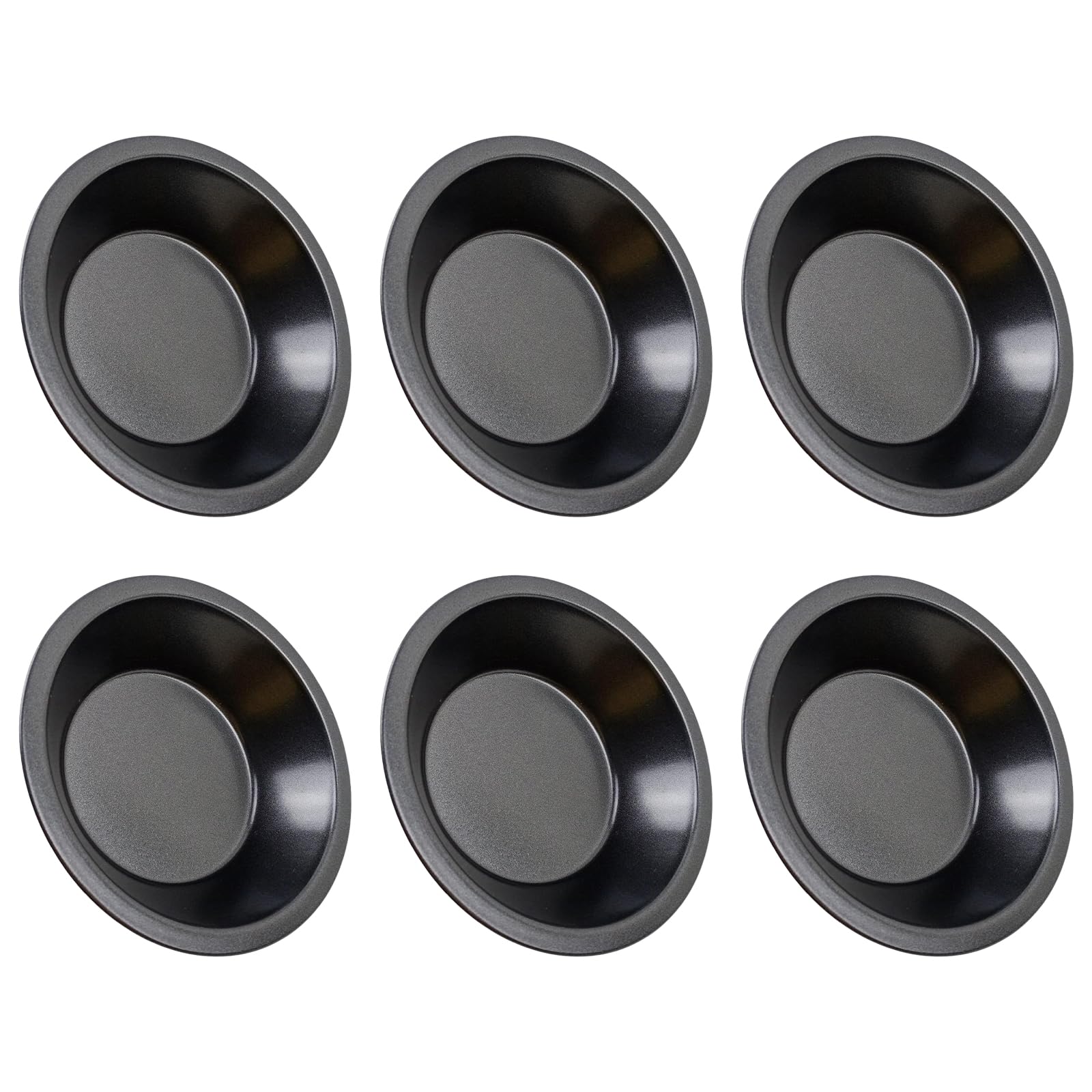 Moule à tarte miniature anti-adhésif en acier au carbone de 12,7 cm pour dessert individuel, plats à tarte faciles