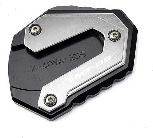 Miniatura 10 de Tablero de extensión para Yamaha MT 07 2021 2022 MT07 MT09 Tracer 700900GT TRACER97GT motocicleta ampliar extensión Kickstand CNC lateral soporte