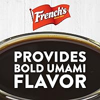 Vista 4 de French's Salsa Worcestershire, 1 galón – Contenedor de un galón de salsa Worcestershire sin gluten, perfecto como ablandador de carne, adobos