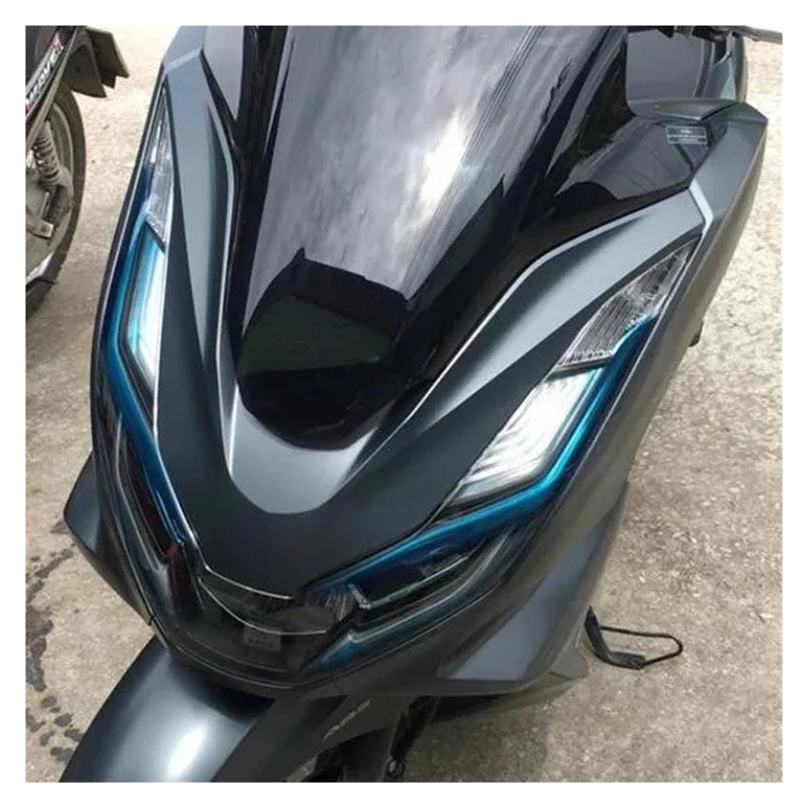 Dla PCX160 PCX 160 2021 2022 2023 klaster motocyklowy folia chroniąca przed zarysowaniami, akcesoria ochronne na reflektory (fluorescencyjny żółty)