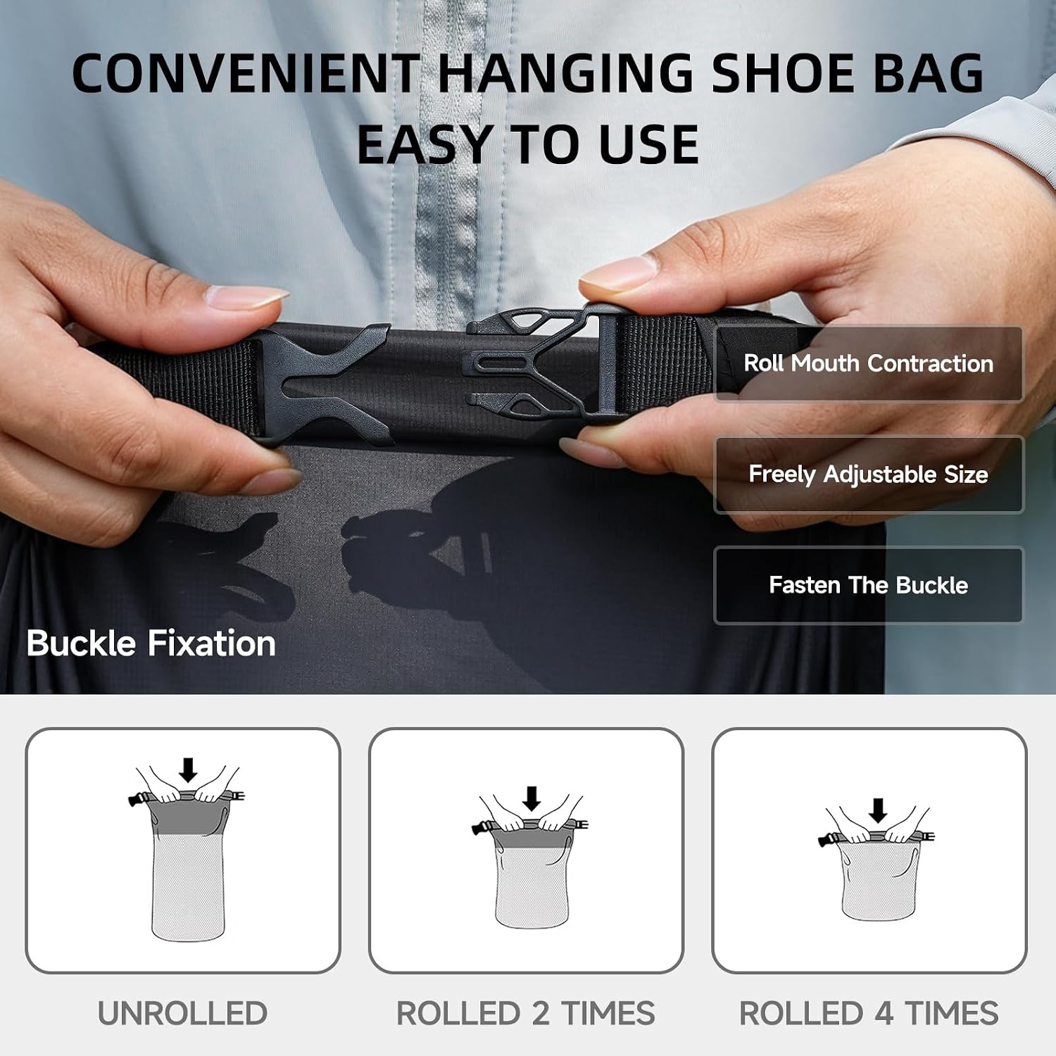 Hiking Shoe Bags for Travel Shoe Bags for Storage Water-Repellent