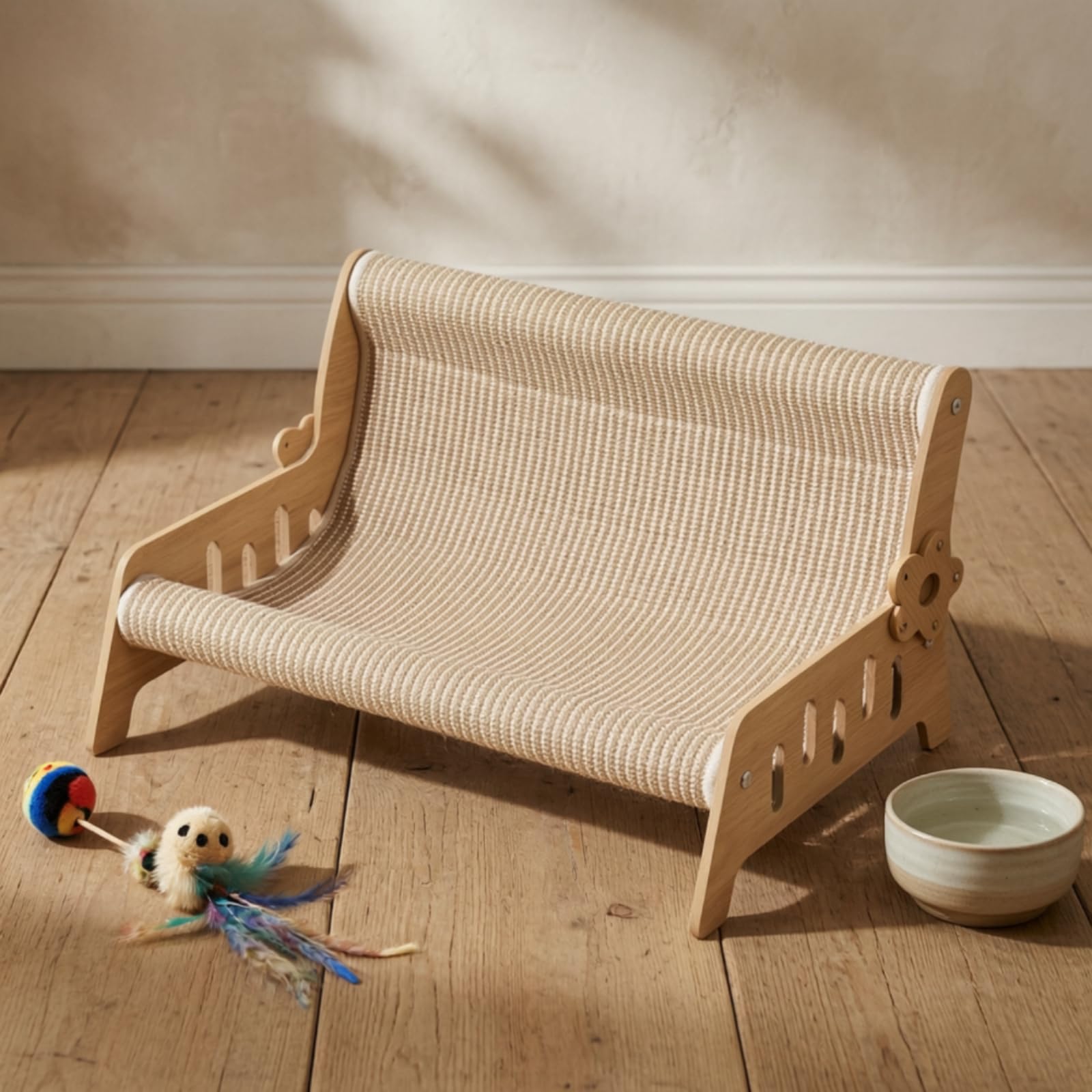 Cama Rascador con Superficie Sisal, Grande, Style to 2