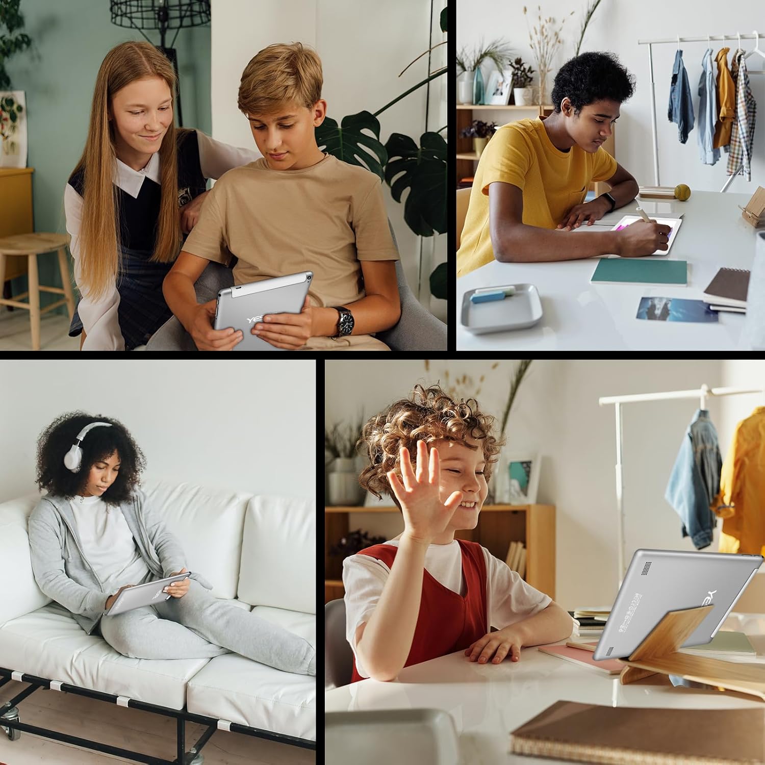 YESTEL Tablet 10 Pollici Android 13 OS con 5G Wi-Fi, 10 GB RAM 64 GB ROM(1 TB Espandibile), Tablet con Tastiera, Octa-Core, AGPS, Bluetooth 5.0, 6000 mAh, Argento YESTEL Tablet 10 Pollici Android 13 OS con 5G Wi-Fi, 10 GB RAM 64 GB ROM(1 TB Espandibile), Tablet con Tastiera, Octa-Core, AGPS, Bluetooth 5.0, 6000 mAh, Argento