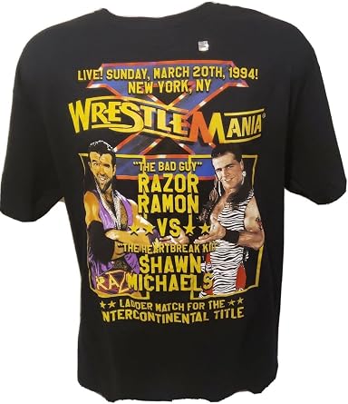 Razor Ramon Poster Black T-Shirt 