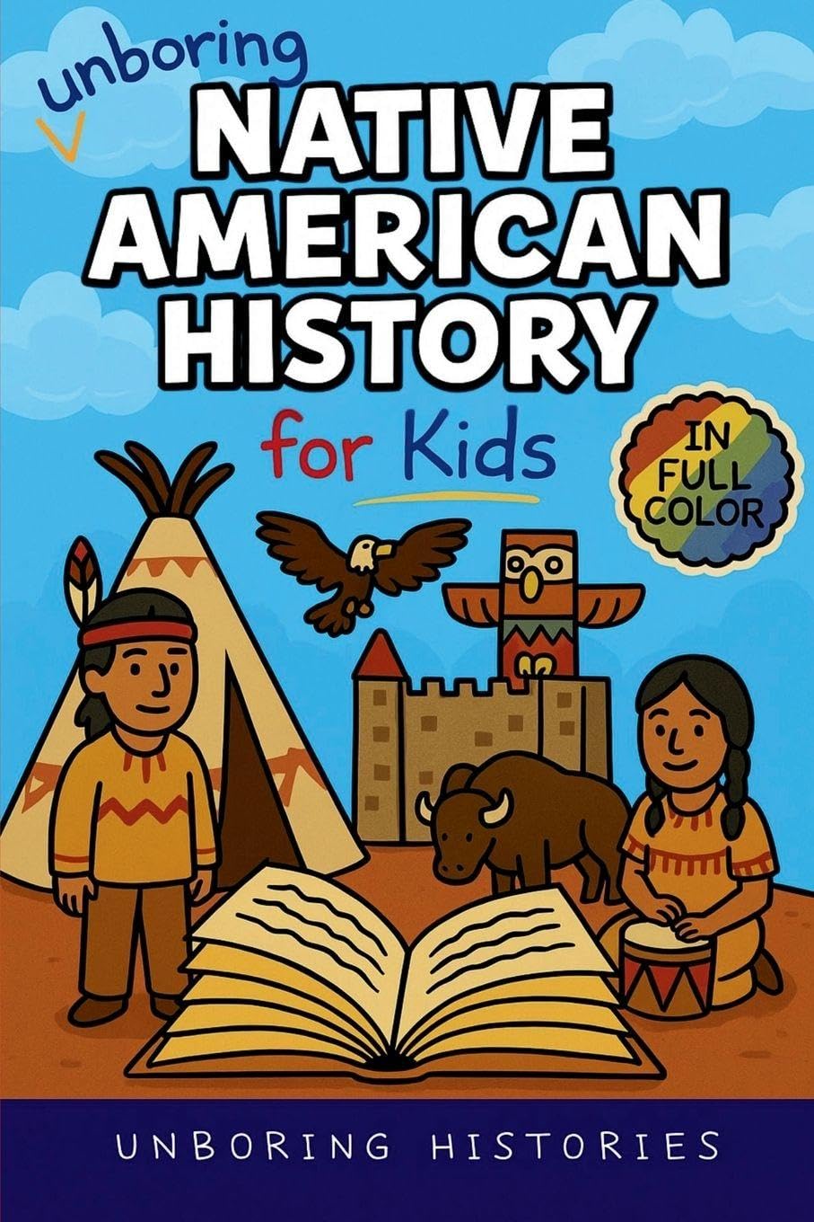 Unboring Native American History for Kids: Funny, Interesting, Concise Guide to a Time of Traditions, Legends, and Heroes You Won't Believe Are True: ... History for Kids with Full Colored Pictures)