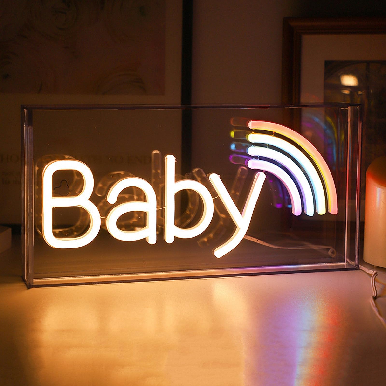 LED Neon Sign Night Light for Party Desk Bedroom Home Birthday Art Decoration with USB