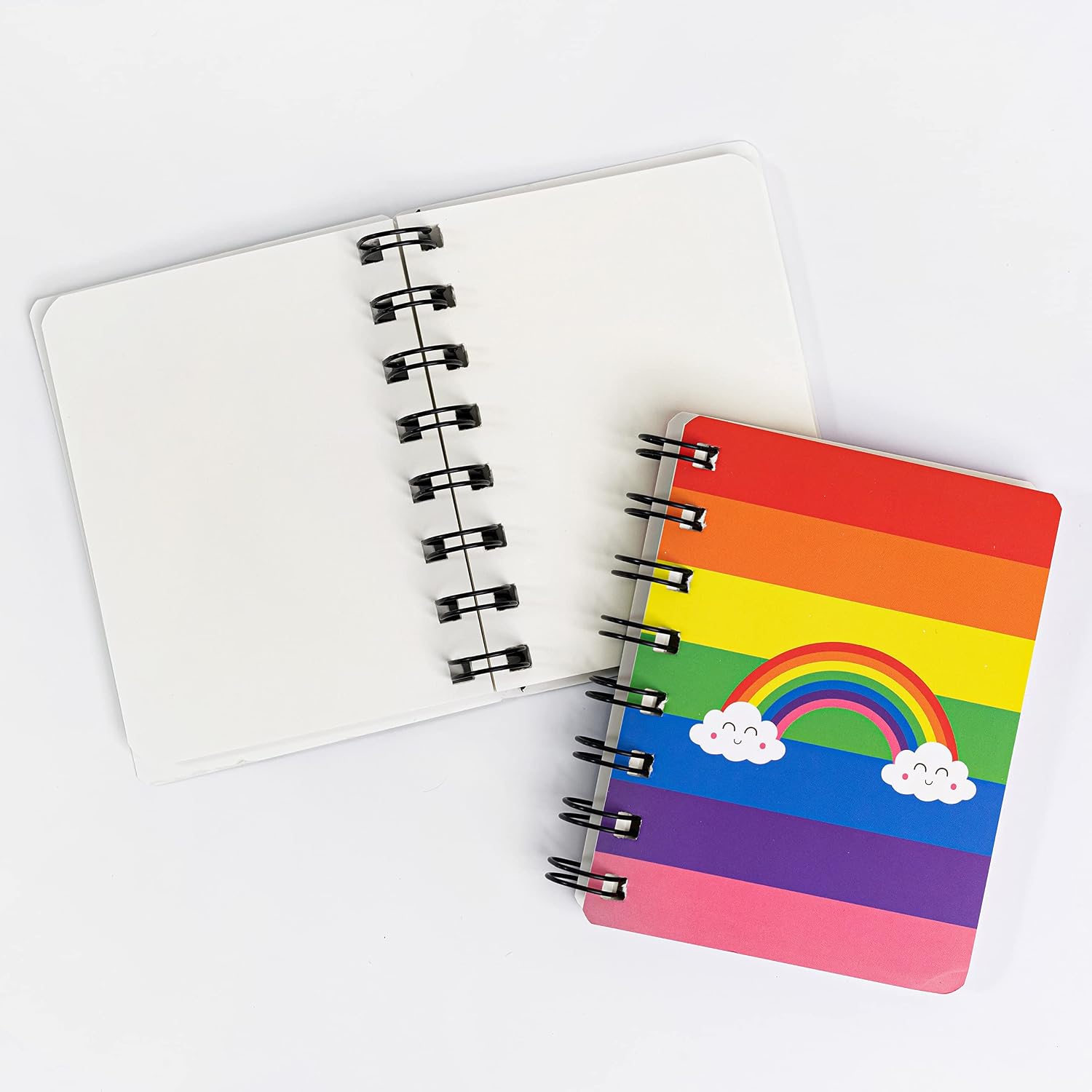 Toyseum 12 x Mini Rainbow Notebooks for Girls Party Bags Small A7 Pocket Size Kids Notebook - Image 4