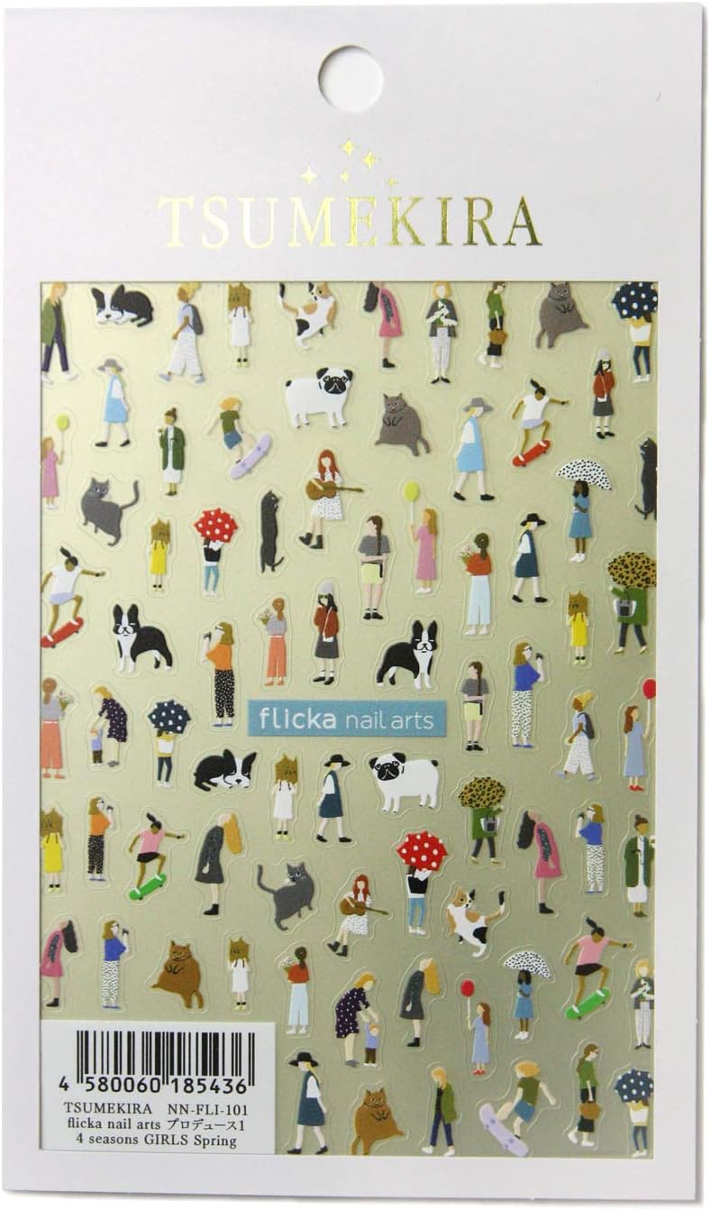TSUMEKIRA flicka nail arts Produce 1 Four seasons GIRLS Spring nail stickers gel art nail art design japan Product