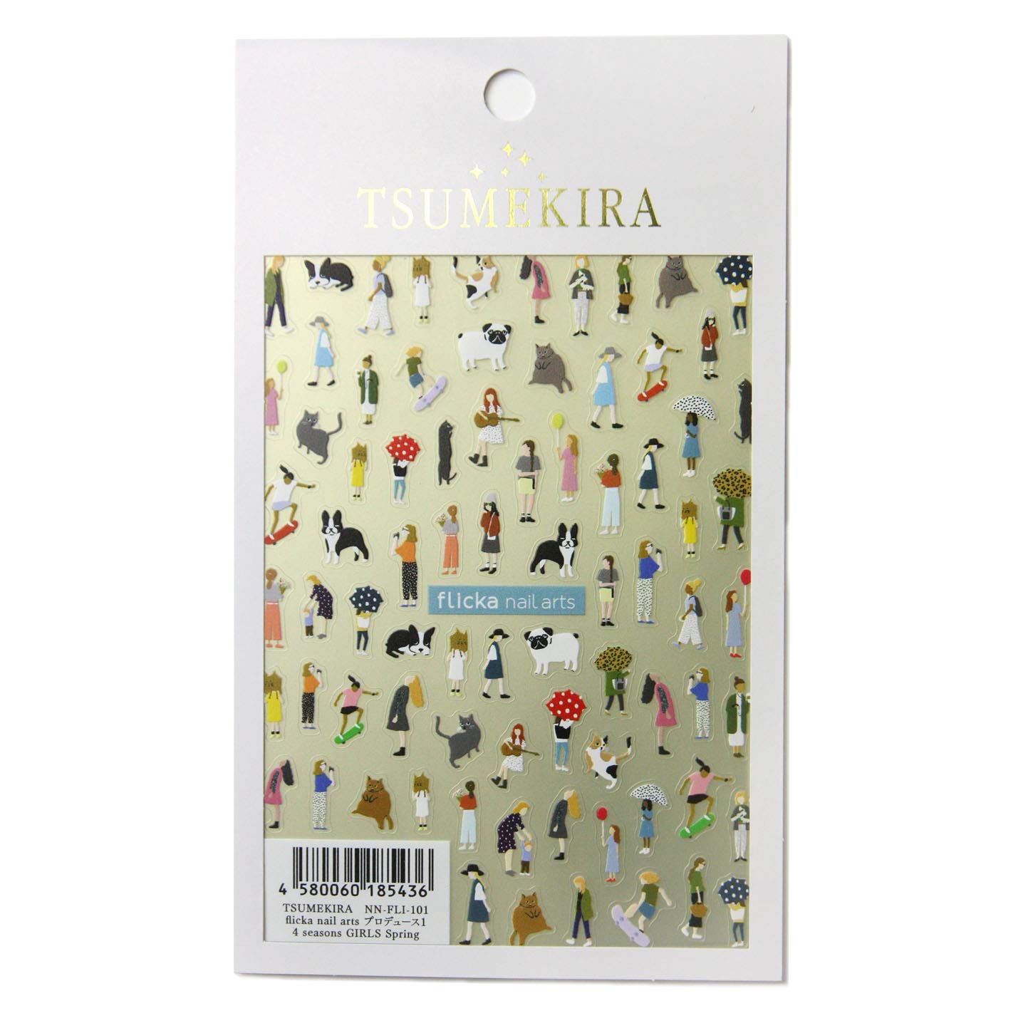 TSUMEKIRA flicka nail arts Produce 1 Four seasons GIRLS Spring nail stickers gel art nail art design japan Product