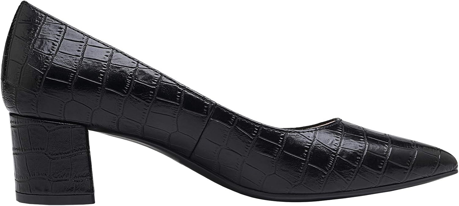 DREAM PAIRS Women’s Chunky Low Block Heels Closed Toe Dress Pumps Shoes - Image 3