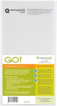 AccuQuilt GO! Cutting Mat; 5-inch-by-10-inch