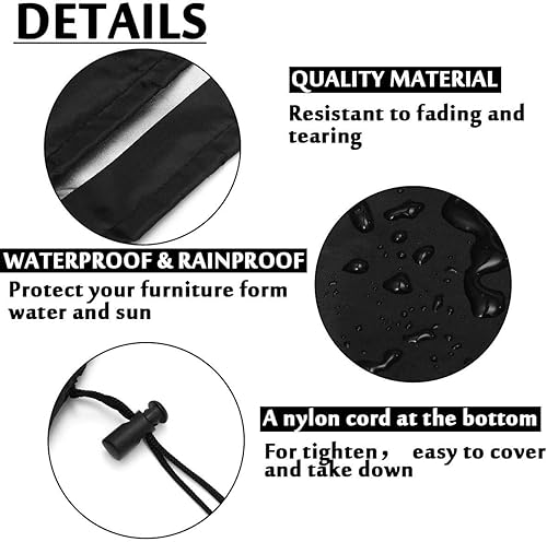 Miniatura 4 de Cubierta antipolvo para impresora Brother MFC-7360DW - Protector de tela resistente al agua, antiestática, resistente, 16.9 x 16.9 x 12.6 pulgadas