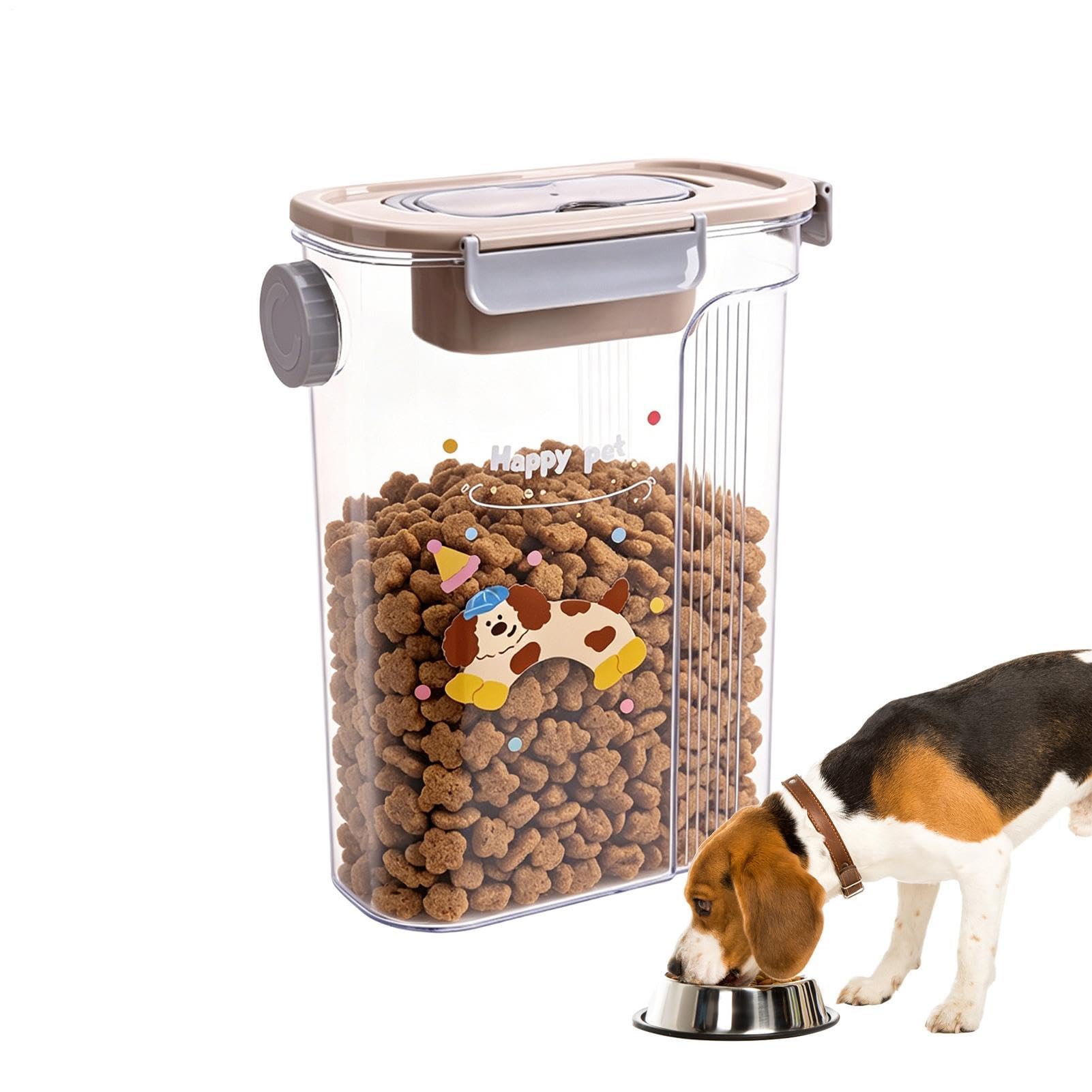 Boîte à friandises pour chien portable et résistante à l'humidité pour riz