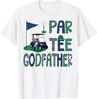 Par-Tee GodFather Golf Lover Birthday Party Family Matching T-Shirt