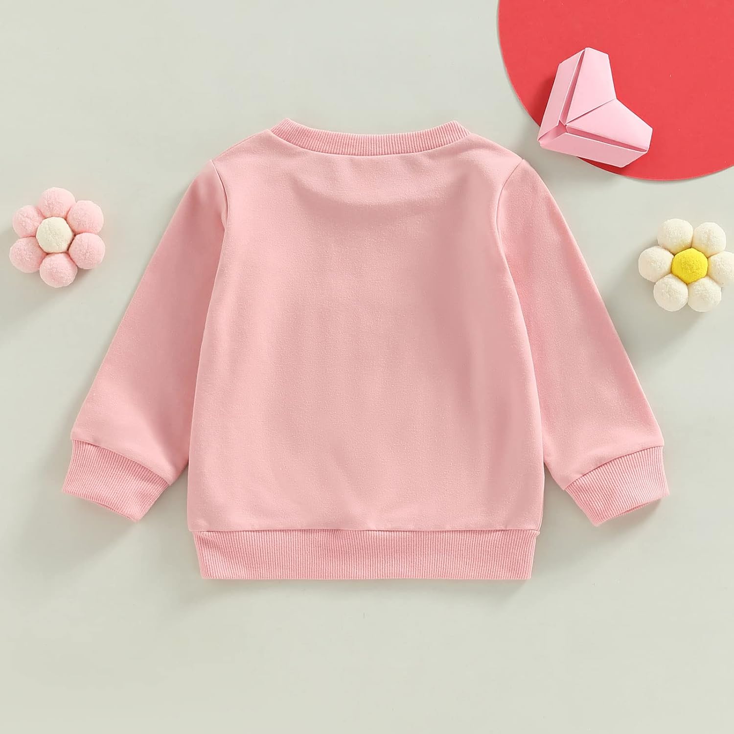 BeQeuewll Infant Toddler Boys Girls Crewneck Sweatshirt Love You More Letter Printed Long Sleeve Pullover Shirt Sweater Tops - Image 6