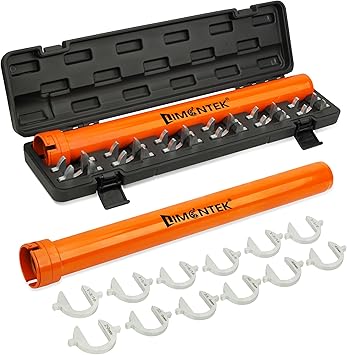 Inner Tie Rod Removal Tool, Master Inner Tie Rod Tool Set with 12 Crowfoot Adapters & 1/2 Inch Drive Tube for Tie Rods Remove & Install