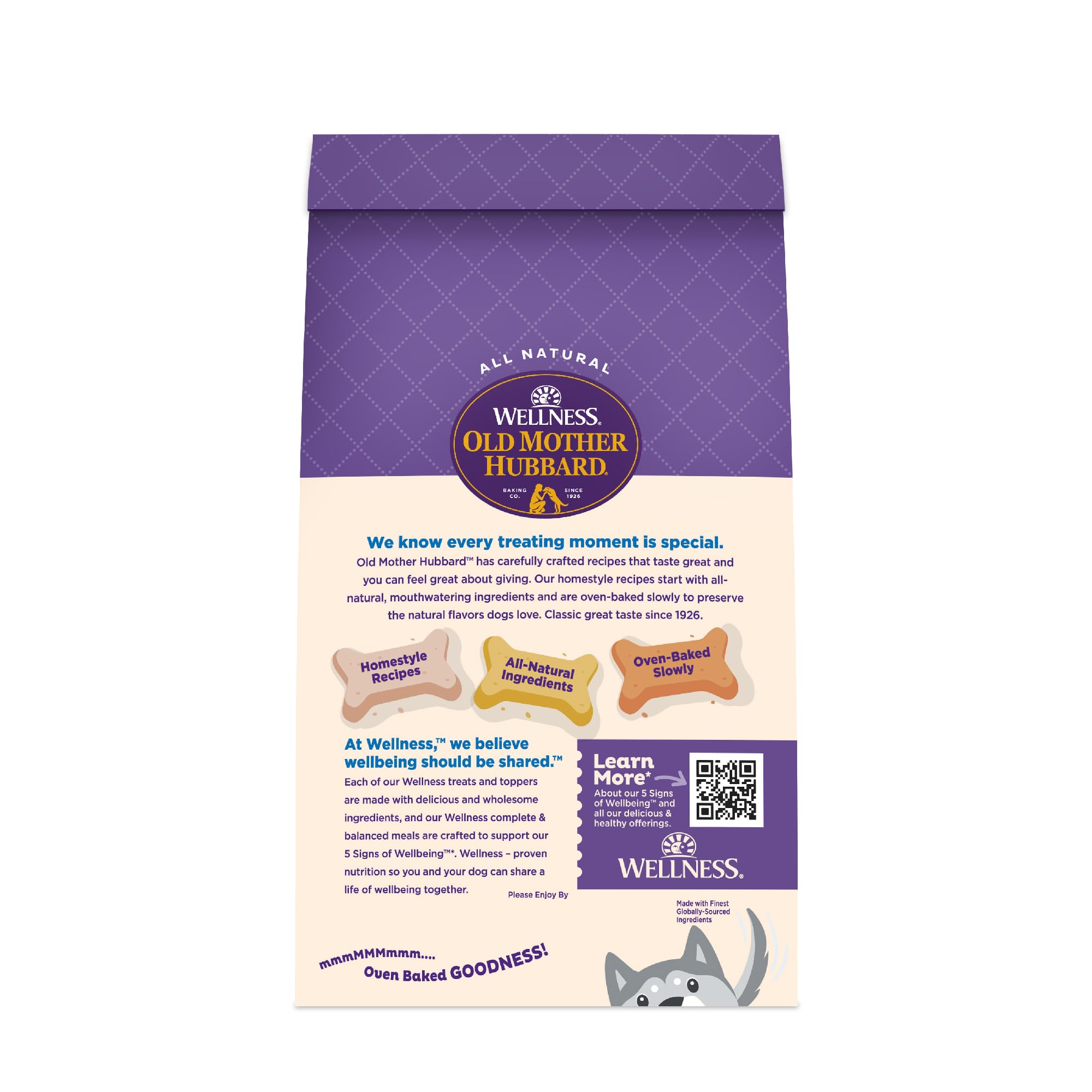 Old Mother Hubbard Wellness Original Mix Dog Biscuits, Natural, Training Treats, Four Flavors, Small Size, (20 Ounce Bag)